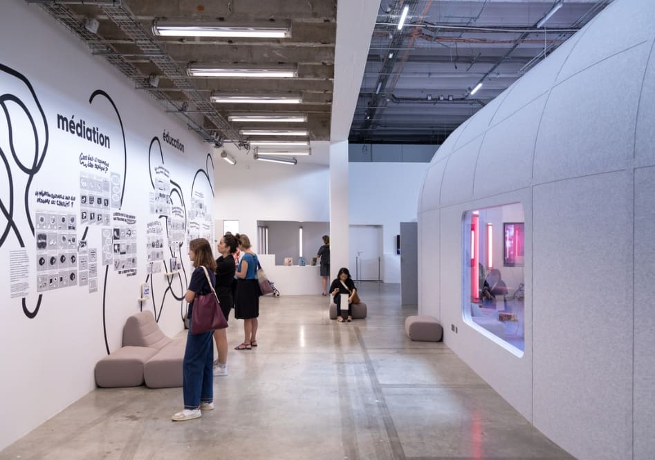 Sammode, partner of the hamo installation at the Palais de Tokyo.