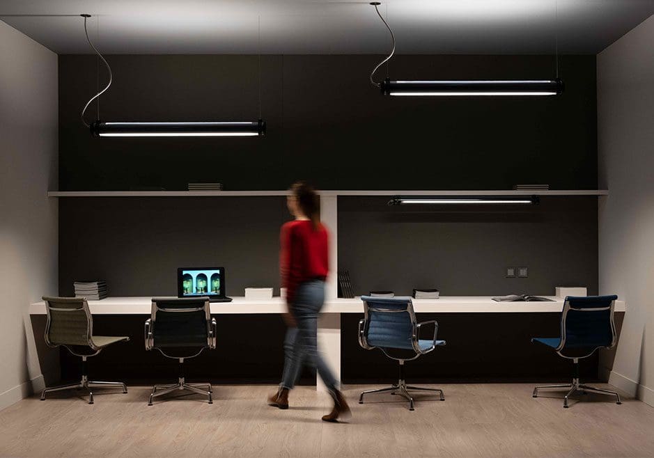 The right lighting in the workplace: Light changes spaces, space changes work