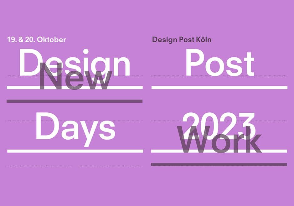 Design Post Days – New Work