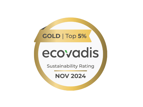 Médaille ecovadis GOLD Sammode